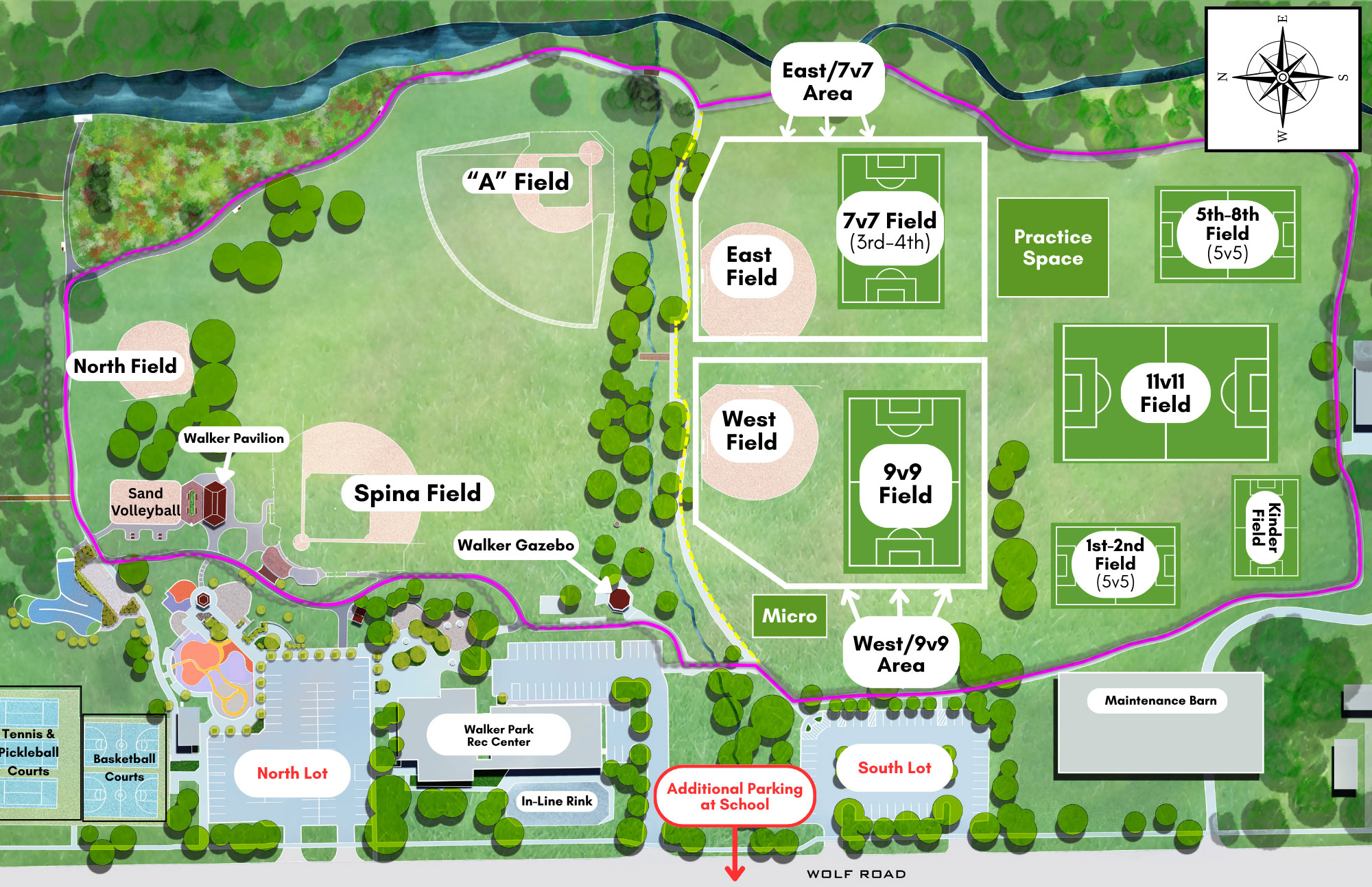 Walker Park Map